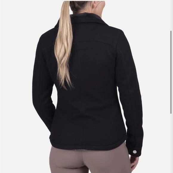 NWOT KJUS Women's Raylyn Warm Shirt Black Wool Size Medium - Picture 7 of 13